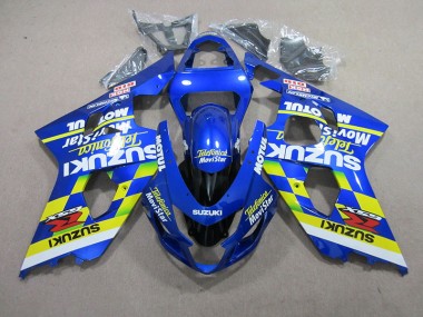 Carenagem GSXR 750 K4 04-05 - Azul Telefunica Movistar Motul