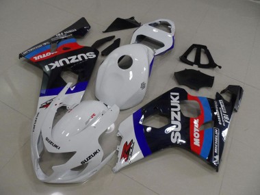 Carenagem GSXR 750 K4 04-05 - Branco Azul Motul