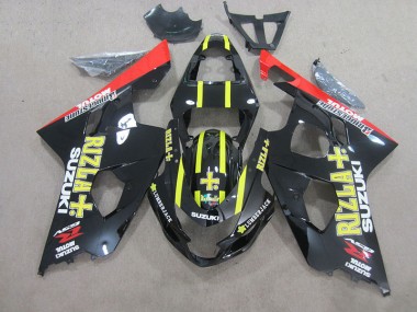 Carenagem GSXR 750 K4 04-05 - Preto Amarelo Rizla