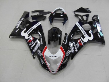 Carenagem GSXR 750 K4 04-05 - Preto Vermelho Baliza