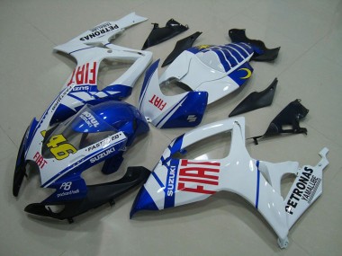 Carenagem GSXR 750 K6 06-07 - Azul Branco Fiat 46
