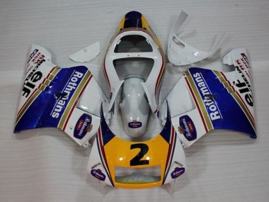 Carenagem NSR 250 MC28 P4 94-96 - Branco Azul Amarelo