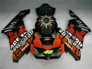 Carenagem & Plástico CBR 1000RR 04-05 - Preto Laranja