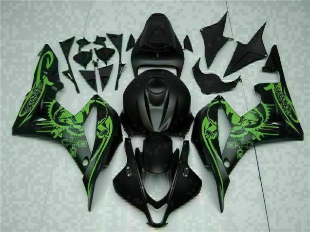 Carenagem & Plástico CBR 600RR 07-08 - Preto Verde Carenagem & Plástico CBR 600RR 07-08 - Preto Verde