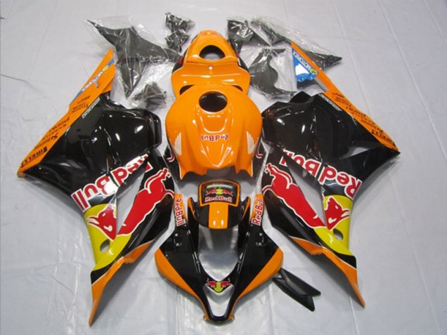Carenagem & Plástico CBR 600RR 09-12 - Preto Laranja Red Bull Carenagem & Plástico CBR 600RR 09-12 - Preto Laranja Red Bull
