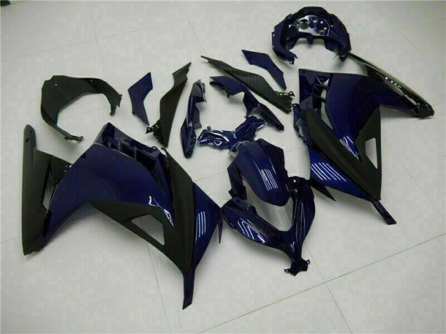 Carenagem & Plástico EX300 13-16 - Azul Preto Carenagem & Plástico EX300 13-16 - Azul Preto