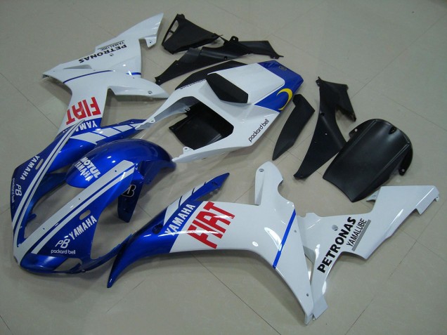 Carenagem & Plástico R1 02-03 - Azul Branco Carenagem & Plástico R1 02-03 - Azul Branco
