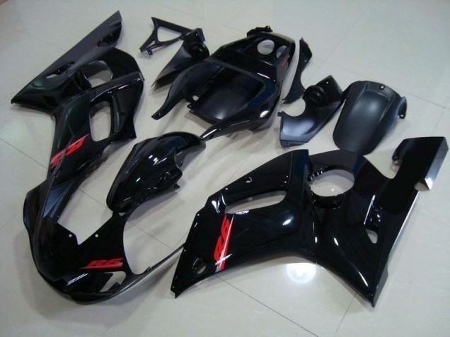 Carenagem & Plástico R6 98-02 - Preto Brilhante Vermelho Decalques Carenagem & Plástico R6 98-02 - Preto Brilhante Vermelho Decalques