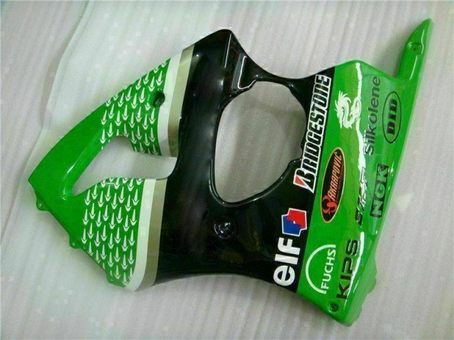 Carenagem & Plástico ZX6R 00-02 - Verde Preto