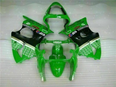 Carenagem & Plástico ZX6R 00-02 - Verde Preto