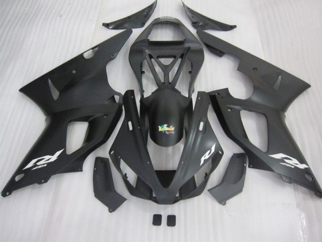 Carenagem R1 00-01 - Preto Branco Decalque
