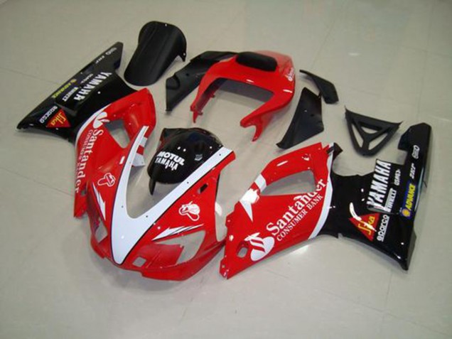 Carenagem R1 00-01 - Vermelho Preto Branco Carenagem R1 00-01 - Vermelho Preto Branco