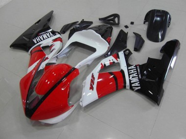 Carenagem R1 00-01 - Vermelho Preto Branco Versão de Corrida