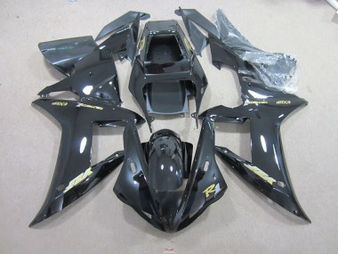 Carenagem R1 02-03 - Preto Ouro Decalque