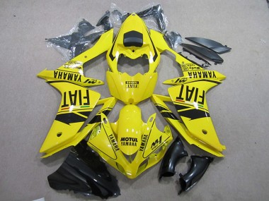 Carenagem R1 07-08 - Amarelo Preto Motul Fiat