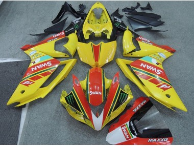 Carenagem R1 07-08 - Amarelo Vermelho Swan