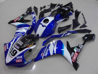 Carenagem R1 07-08 - Branco Azul