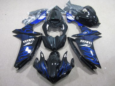 Carenagem R1 07-08 - Preto & Azul Chama