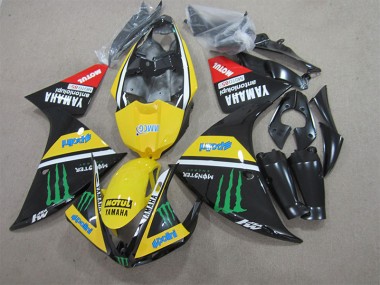 Carenagem R1 09-11 - Preto Amarelo Motul Monster