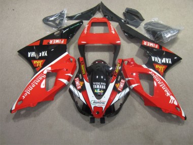 Carenagem R1 09-11 - Vermelho Preto Branco Santander