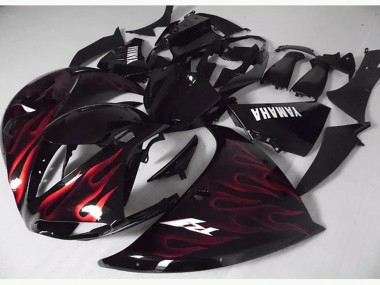 Carenagem R1 09-11 - Vermelho Preto Chama
