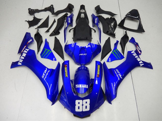 Carenagem R1 15-19 - Azul Monster 88 Carenagem R1 15-19 - Azul Monster 88