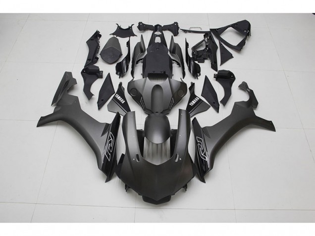 Carenagem R1 15-19 - Preto Branco Decalque