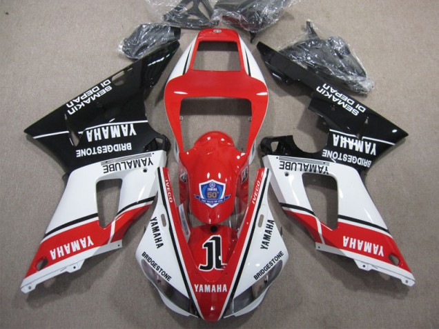 Carenagem R1 98-99 - Vermelho Branco Preto 50 Carenagem R1 98-99 - Vermelho Branco Preto 50
