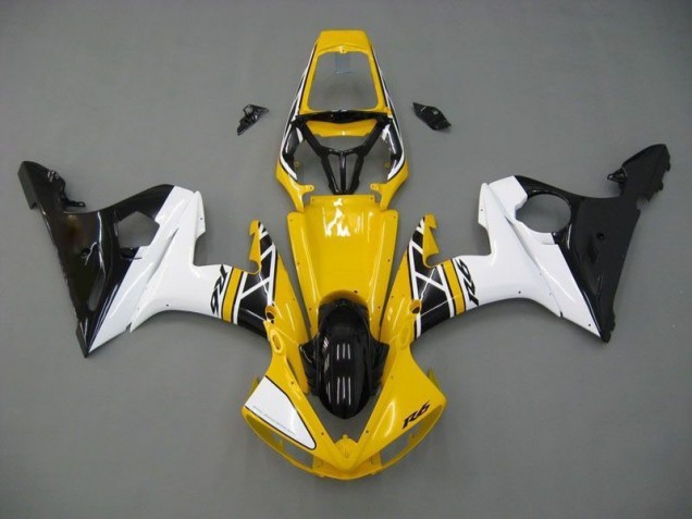 Carenagem R6 03-05 - Amarelo Branco Preto Carenagem R6 03-05 - Amarelo Branco Preto