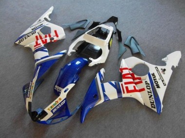 Carenagem R6 03-05 - Azul Branco Fiat
