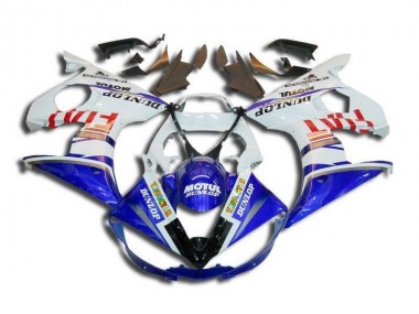 Carenagem R6 03-05 - Branco Azul Fiat Motul Dunlop