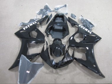Carenagem R6 03-05 - Preto Branco Decalque