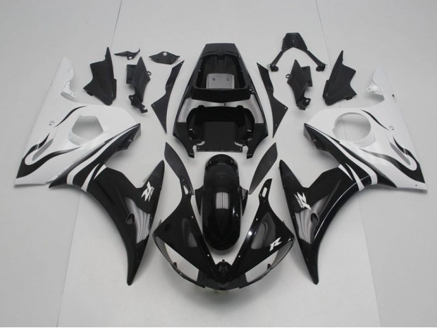 Carenagem R6 03-05 - Preto & Branco Carenagem R6 03-05 - Preto & Branco