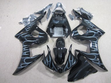 Carenagem R6 03-05 - Preto & Chama