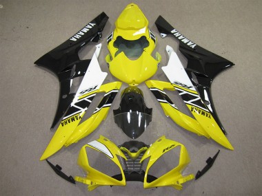 Carenagem R6 06-07 - Amarelo Preto Decalque