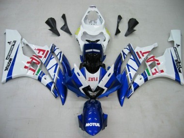 Carenagem R6 06-07 - Azul Branco Motul Vermelho Fiat