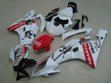 Carenagem R6 06-07 - Branco Vermelho Abarth