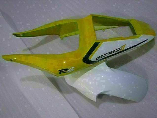 Carenagem R6 98-02 - Amarelo Branco Carenagem R6 98-02 - Amarelo Branco
