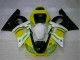 Carenagem R6 98-02 - Amarelo Branco Carenagem R6 98-02 - Amarelo Branco