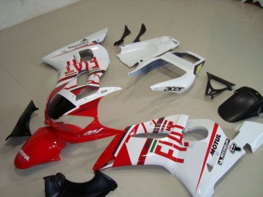 Carenagem R6 98-02 - Branco Vermelho Fiat Motul Acer