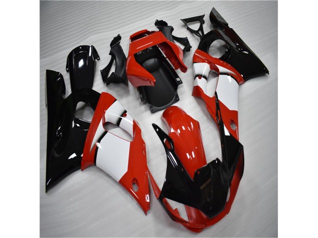 Carenagem R6 98-02 - Preto Branco Carenagem R6 98-02 - Preto Branco