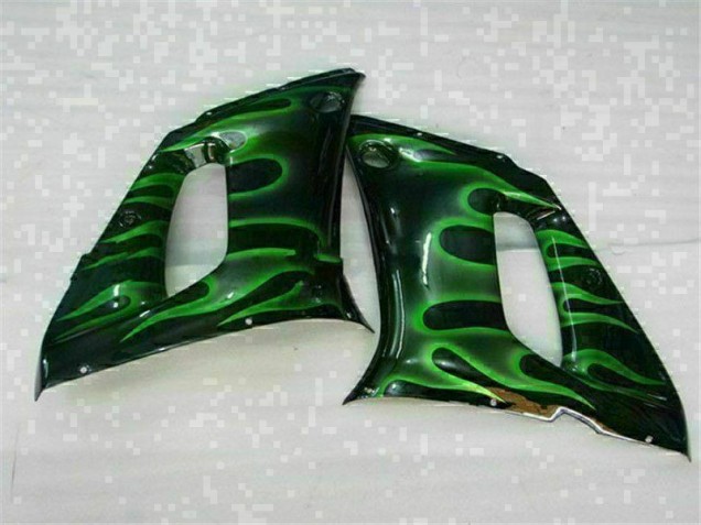 Carenagem R6 98-02 - Verde Preto Carenagem R6 98-02 - Verde Preto