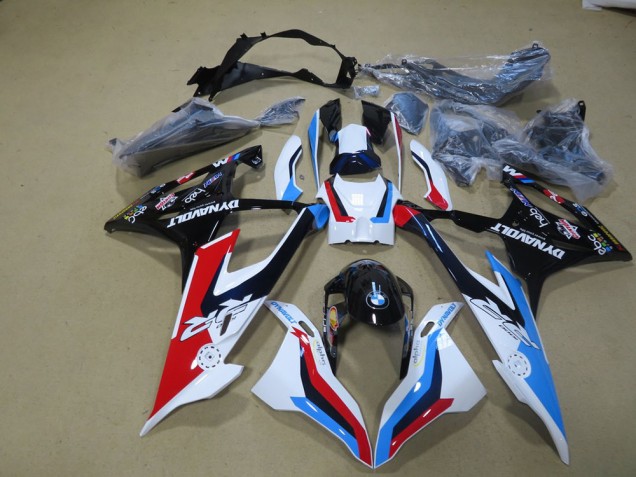 Carenagem S1000RR 19-21 - Branco Azul Vermelho Preto Carenagem S1000RR 19-21 - Branco Azul Vermelho Preto