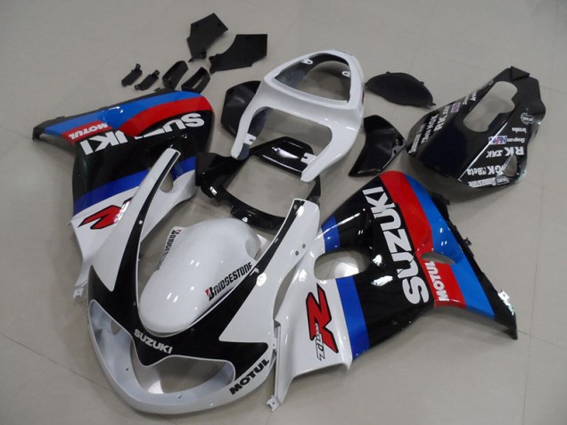 Carenagem TL1000R 98-03 - Branco Azul Motul Carenagem TL1000R 98-03 - Branco Azul Motul