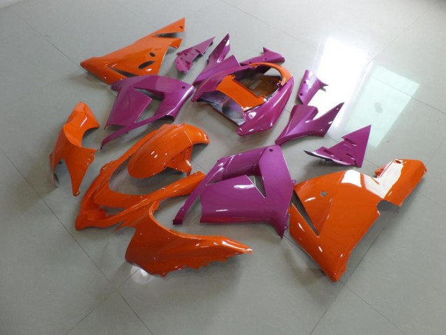 Carenagem ZX10R 03-05 - Laranja & Rosa Carenagem ZX10R 03-05 - Laranja & Rosa
