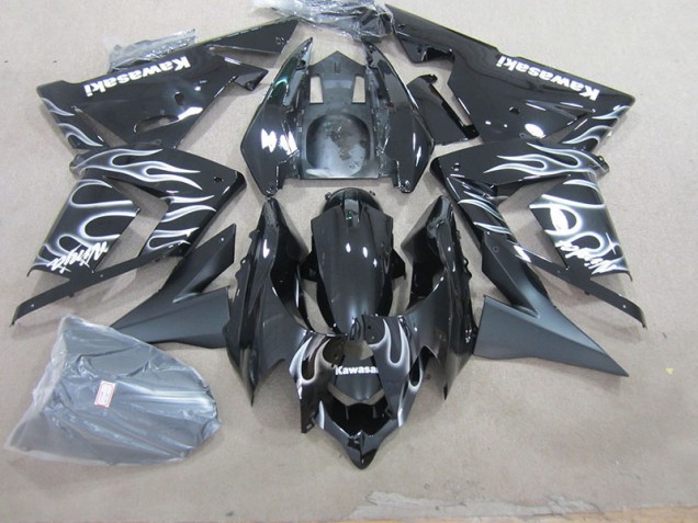 Carenagem ZX10R 03-05 - Preto & Branco Chama