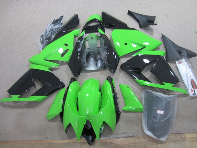 Carenagem ZX10R 03-05 - Preto Verde Carenagem ZX10R 03-05 - Preto Verde