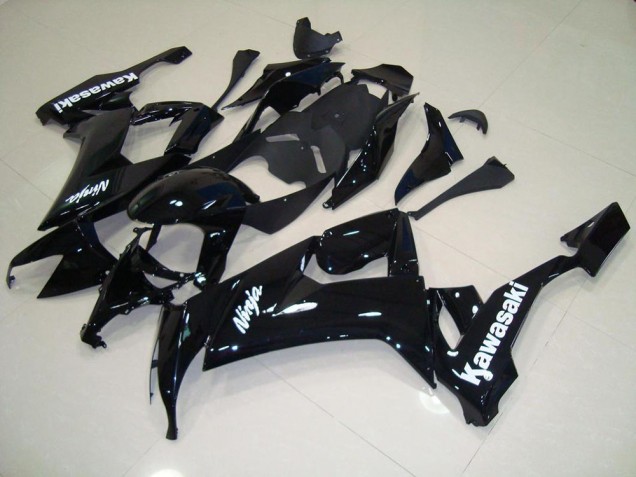 Carenagem ZX10R 08-10 - Preto Brilhante & Branco Adesivo Carenagem ZX10R 08-10 - Preto Brilhante & Branco Adesivo