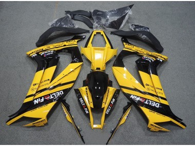 Carenagem ZX10R 11-15 - Amarelo Preto Delt Fin