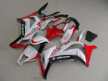 Carenagem ZX10R 11-15 - Vermelho & Branco Rapid